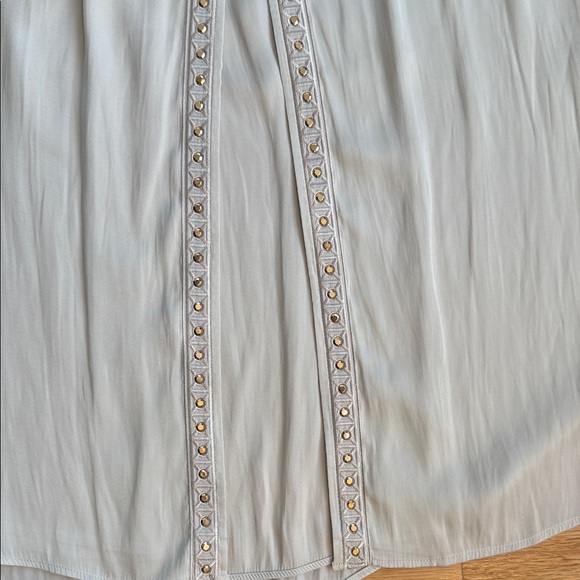 White House Black Market Cream Maxi Skirt - Picture 4 of 4
